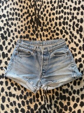 Vintage selvedge levi shorts